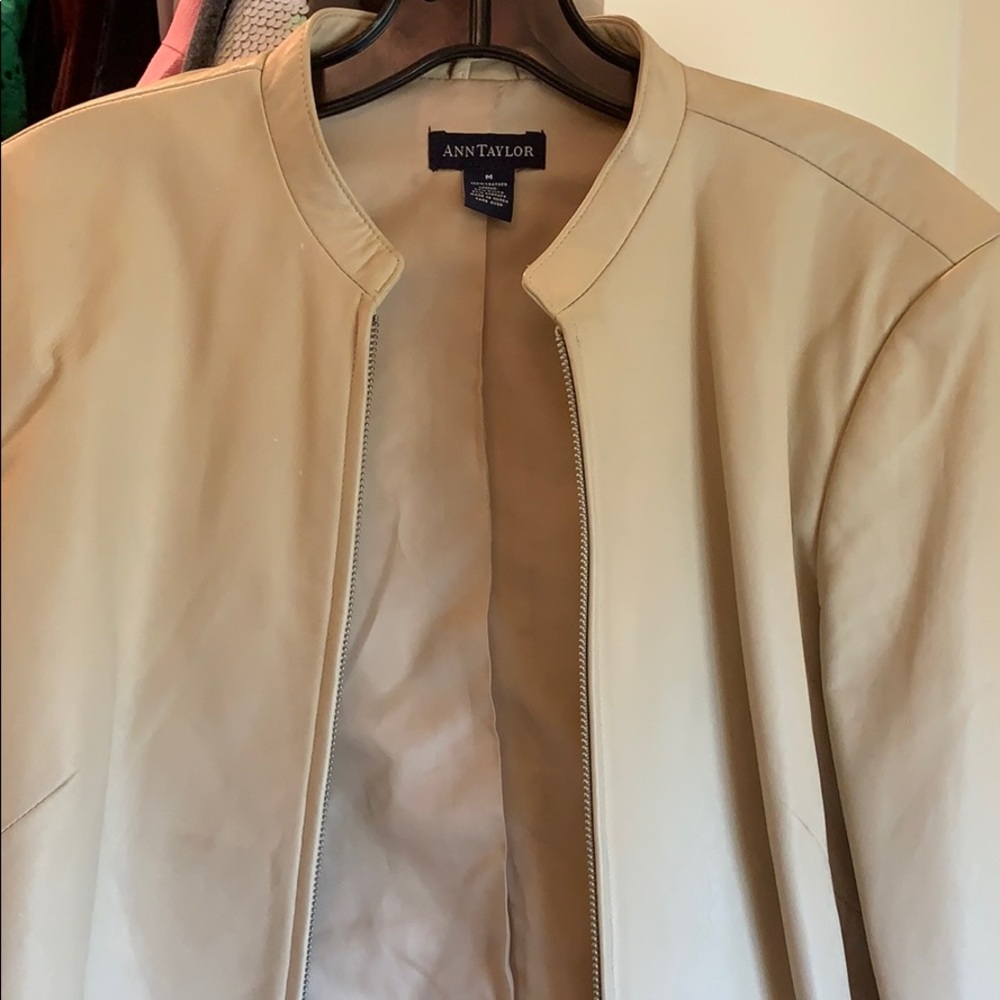 Soft as butter leather Ann Taylor jacket